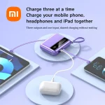 Xiaomi Super Fast Charging Power Bank 50000mAh PD66W Mini Self-contained Cable Large-capacity Mobile Power Supply 2026 - Image 3