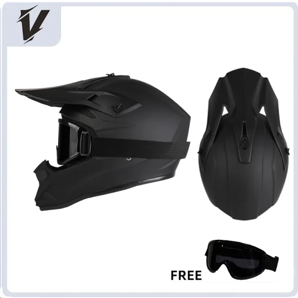 Motorcycle helmet with advanced safety performance for off-road outdoor riding suitable for adults and children - Image 3