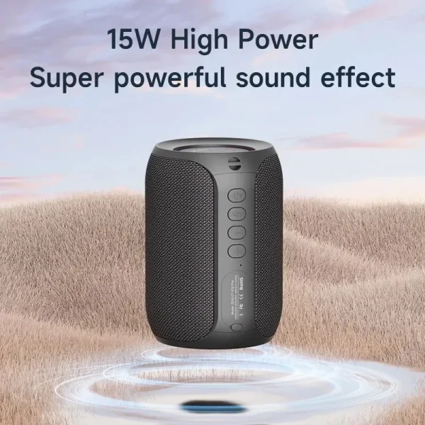 Zealot-S32PRO 15W Portable Bluetooth 5.2 Speaker Outdoor Waterproof Wireless TWS Mini Column sound Box Speaker Outdoor TF Card - Image 2