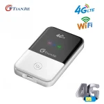 TIANJIE 4G Lte Pocket Wifi Router Car Mobile Hotspot Wireless Broadband Mifi Unlocked Modem With Sim Card Slot