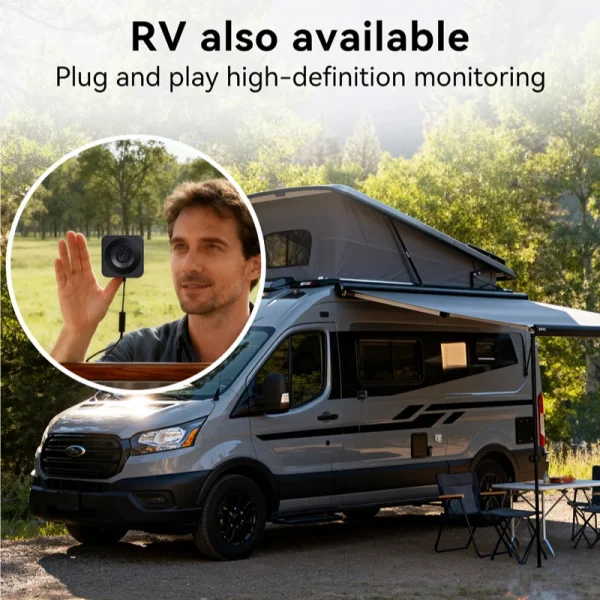 Xiaomi Mini Camera Ultra Thin Invisible Window Camera Tuya 5G Wifi Connection Ai Detection With Time Display Security Smart Home - Image 4