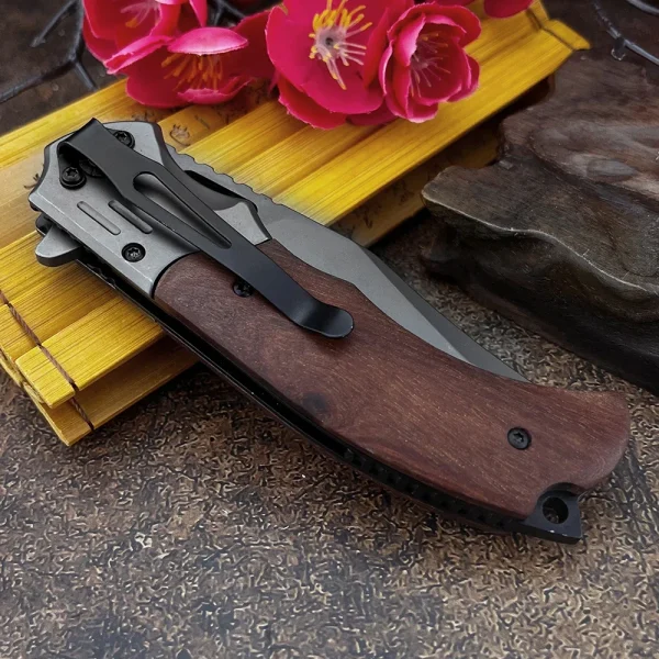 Tactical 5Cr13Mov Survival Camping Pocketknives Outdoor Folding Knife Utility Portable Wilderness Hunting EDC Tools Daily Knife - Image 3