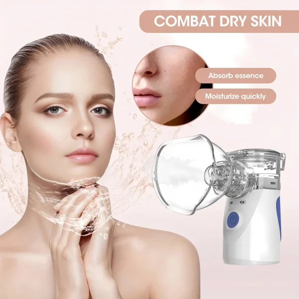 Nanomister Lashes Sprayer Nebulizer Machine For Eyelashes Mini Face Steamer Sprayer Portable Hydrating Nanometer Mist Nebulizer - Image 3