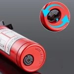 New Metal Fire Extinguisher Shaped Lighter, Innovative and Personalized Inflatable Lighter, Multifunctional Hose Flame Gun Tool - Image 3