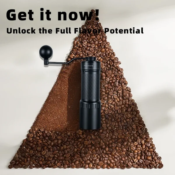 New 420 CNC Burr Portable Professional 8 Pins 120 Grinding Big Size 40mm Conical Burr Manual Coffee Grinder - Image 2