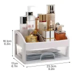 Cosmetic Storage Box Large Capacity Transparent Drawer Jewelry Makeup Storage Box Multi-layer Multi-functional Desktop Organizer - Image 4