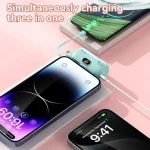 Xiaomi 500000mAh Mini Capsule Mobile Power Wireless Power Bank Supply Emergency External Battery Fast Charger For Type-c iPhone - Image 3