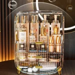 Acrylic Cosmetic Storage Box Dustproof Large Capacity Organizer for Face Masks and Skincare Products - Image 2