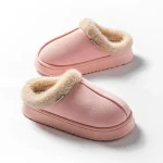 2026 New Women Fluffy Slippers for Autumn Winter Indoor EVA Thick Sole Anti-Slip Warm Unisex House Shoes - Image 2