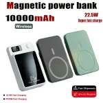 22.5W Magnetic Wireless Power Bank 10000mAh Phone Fast Charger for Magsafe IPhone 15 14 13 12 External Auxiliary Backup Battery - Image 2