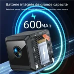 W02 Mini Security Camera 1080P HD, 140° Wide Angle, Bluetooth Pairing, 600mAh Battery, IR Night Vision 5M, Motion Alerts, Cloud/ - Image 3