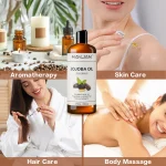 Organic Sweet Almond Oil Cold Pressed 16 floz Sunflower Grapeseed Jojoba Castor Essential Oil Moisturizing for Face, Hair, Skin - Image 3