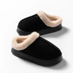 2026 New Women Fluffy Slippers for Autumn Winter Indoor EVA Thick Sole Anti-Slip Warm Unisex House Shoes - Image 3