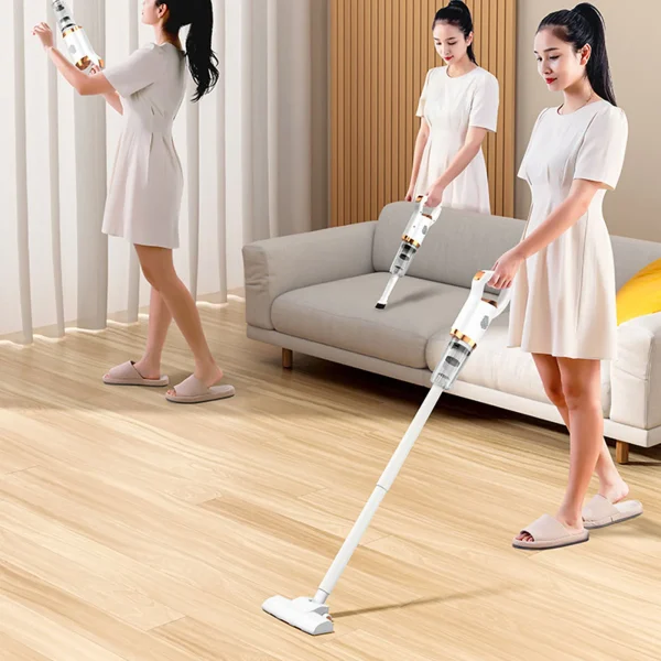 Upright Vacuum Cleaner High Capacity Battery 2 in 1 Effortless Powerful Handheld Vacuum Cleaner Quiet Multifunction for Office - Image 2