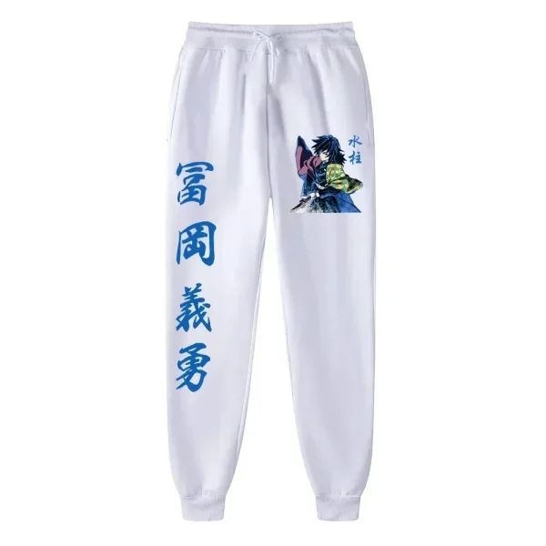 Japanese Anime Demon Slayer: Kimetsu No Yaiba Kamado Tanjiro Printed Trousers Harajuku Men's Daily Casual Sports Trousers S-3XL - Image 2