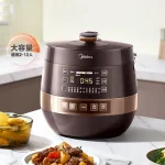 Midea Fully Automatic Smart Timer Electric Pressure Cooker, Home Rice Cooker, Multifunctional, Suitable for 4-6 People