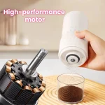 New Portable Electric Coffee Bean Grinder Household 1000mAh 30 Gears Externally Adjustable Coffee Machine Rechargeable Grinders - Image 3