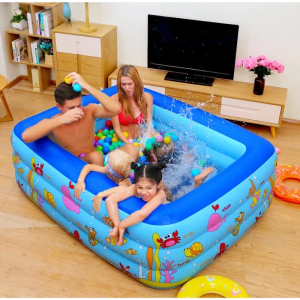 Swimming Pool 1PCS Indoor Large Game Inflatable Pool Long Kids Home Large Baby Toys Ocean Ball Pool - Image 4